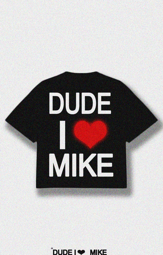 Unisex garment-dyed heavyweight i love mike t-shirt
